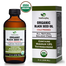 Load image into Gallery viewer, Black Seed Oil (USDA Organic) 12 pack dozen